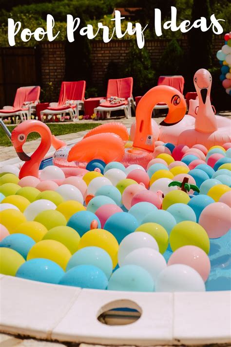 28 Pool Party Ideas For Endless Summer Fun | Pool party adults, Night ...