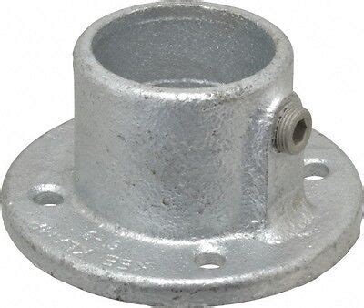 Kee 2" Pipe, Medium Flange, Malleable Iron Flange Pipe Rail Fitting Galvanize... | eBay