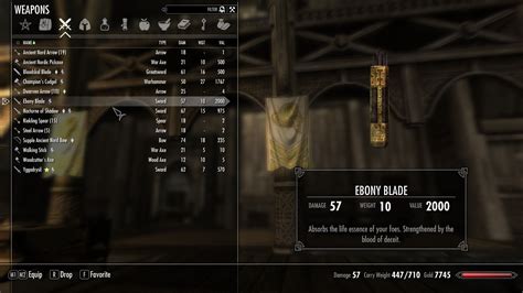 One-Handed Ebony Blade at Skyrim Nexus - Mods and Community