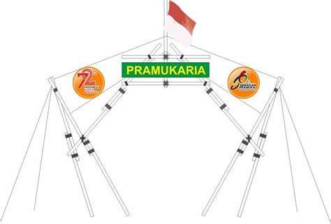 Desain Pondasi Tiang Bendera Pramuka - IMAGESEE