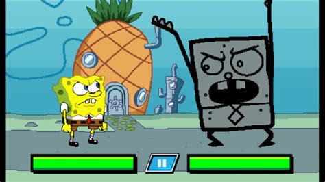 SPONGEBOB vs. DOODLEBOB! Let's Play NICKELODEON Not So Ultimate Boss Battles! [4K] - YouTube