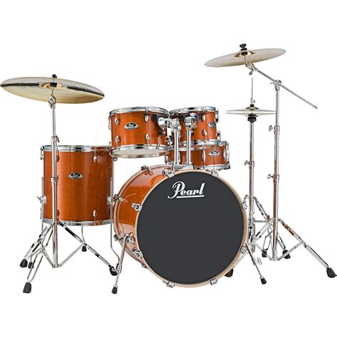 Pearl Export EXL New Fusion 5-Piece Drum Set with Hardware Honey Amber | Musician's Friend