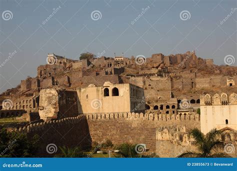 Golconda Fort, Hyderabad editorial stock photo. Image of andhra - 23855673