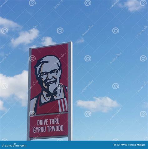 KFC restaurant sign editorial stock image. Image of investment - 43174999