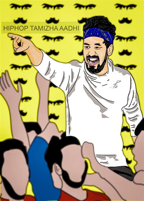 Hip Hop Tamizha Aadhi #vectorart : r/Illustration