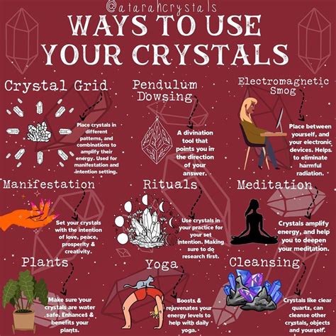 Crowned 🧿👑 on Instagram: "Here’s a beginners guide to the several ways you can use your crystals ...