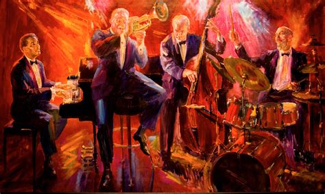 'Jazz Band'. Perfect for your bar, restaurant or music club...custom painted to your ...