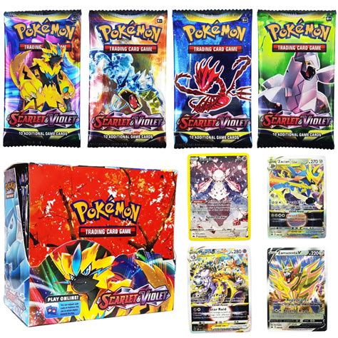 2023 Anime Pokemon Cards 324pcs/box Scarlet&violet Crown Zenith Tcg English Pokémon Pikachu Game ...