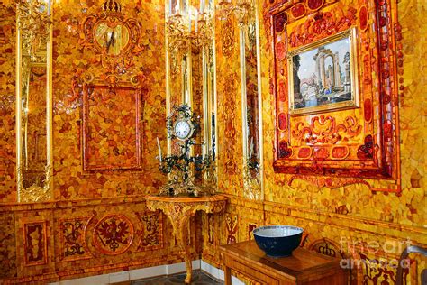 The Amber Room at Catherine Palace Photograph by Catherine Sherman | Fine Art America