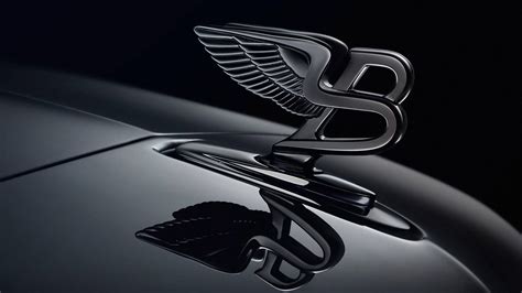 Download Sleek Black Bentley Logo Wallpaper | Wallpapers.com