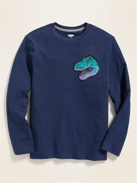 Interactive Graphic Long-Sleeve Tee For Boys | Old Navy | Long sleeve ...