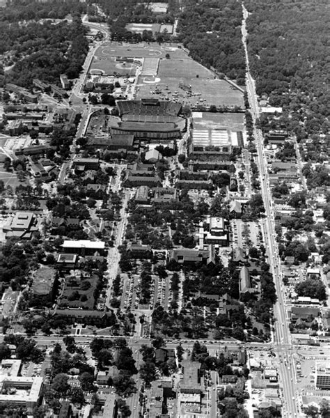 Aerial view of University of Florida campus