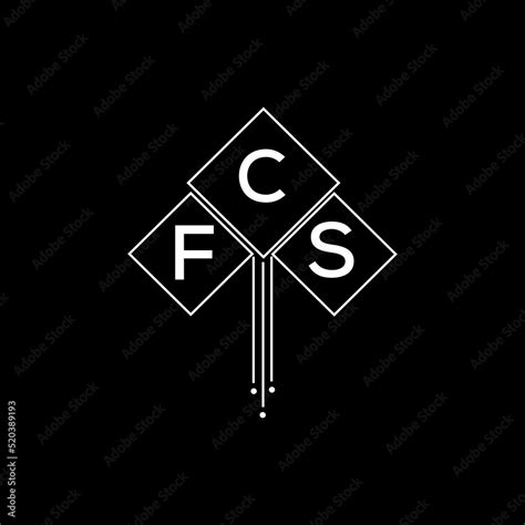 FCS letter logo design with white background in illustrator, FCS vector ...