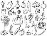 Kleurplaat Groente 7301 Kleurplaten Vegetable Coloring Pages  sketch template
