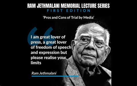 Ram Jethmalani Memorial Lecture Series: Webinar to be held on "Pros and ...