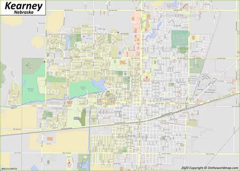 Kearney Map | Nebraska, U.S. | Maps of Kearney