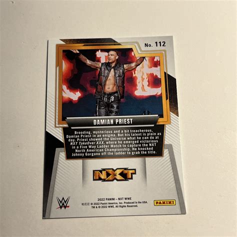 2022 Panini WWE NXT - NXT Alumni Green #112 Damian Priest for sale online | eBay