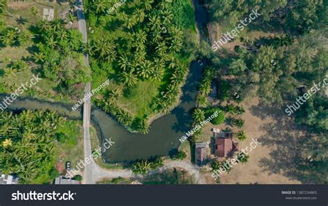 Aerial View Melawi Beach During Daylight Stock Photo 1387234865 ...