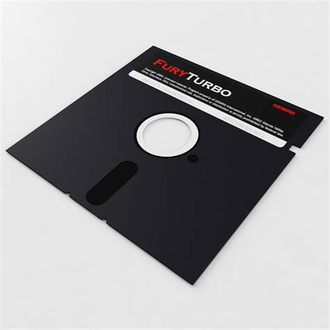 3D model 5 inch floppy disk - TurboSquid 1298119