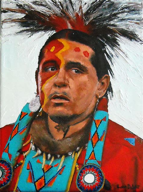 Lakota Painting by Lane DeWitt