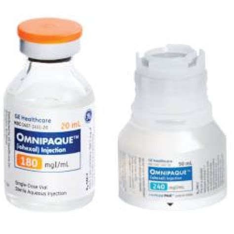 Visipaque Contrast Media Iodixanol 270 mg / mL Intravascular Injection +PlusPak Polymer Bottle ...