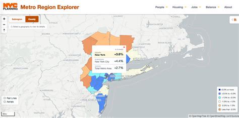 Metro Region Explorer map gives you the facts on any spot in the Tri-State area | 6sqft