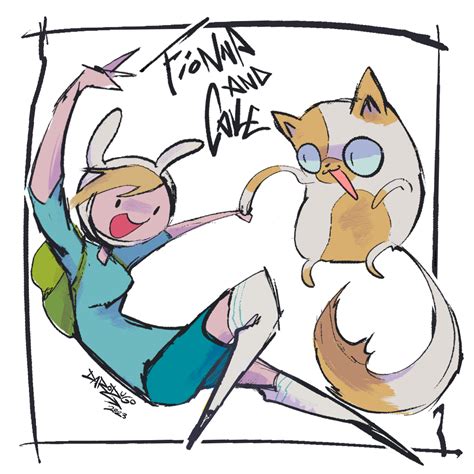 Fionna and Cake fanart by Darodugo on Newgrounds