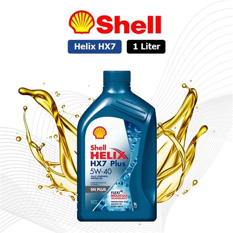 Oli Mobil Shell Helix HX7 1 Liter Terbaru & Termurah - Top Trust