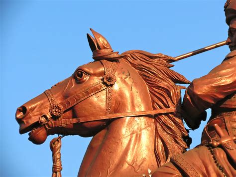 Equestrian statue of Baji Rao I in Pune, Maharashtra India