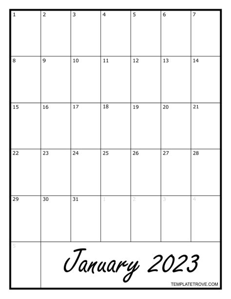 download 2023 printable calendars - 2023 calendar templates and images ...