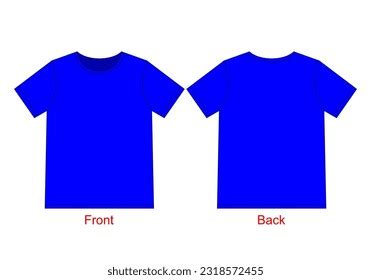 Plain T Shirt Front Back: Over 662 Royalty-Free Licensable Stock Vectors & Vector Art | Shutterstock