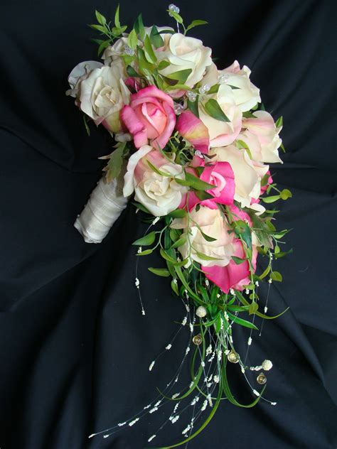 Make Your Own Bridal / Wedding Bouquets / Flowers Save Money Diy Wedding Bouquet Fake Flowers ...