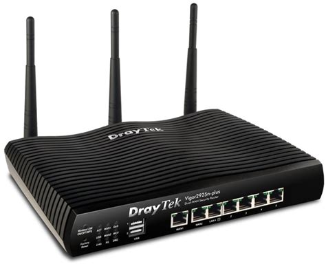 Draytek Vigor2925NP Dual Wan Firewall Router/VPN/Wireless-N/4G Support ...