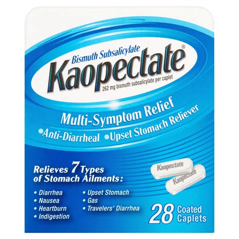 Kaopectate Multi-Symptom Relief Caplets 28ct - Walmart.com - Walmart.com