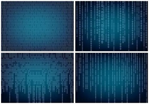 Matrix Style Binary Background 151674 Vector Art at Vecteezy