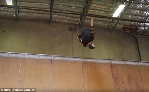 Skateboarding legend Tony Hawk proves that he's still got it by nailing the 900 | Daily Mail Online