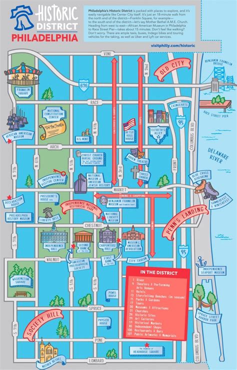 Printable Map Of Philadelphia Attractions | Printable Maps