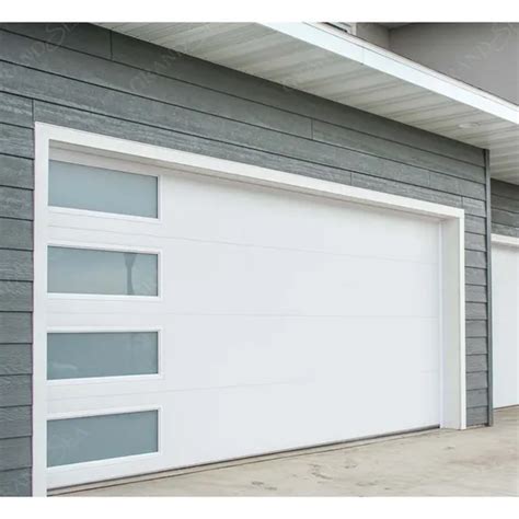 9X7 Garage Door with Window Garage Door Opener Automatic Anual Aluminum ...