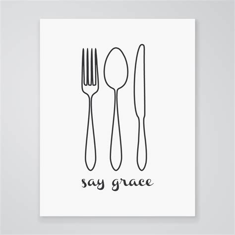 Say Grace - Art Print