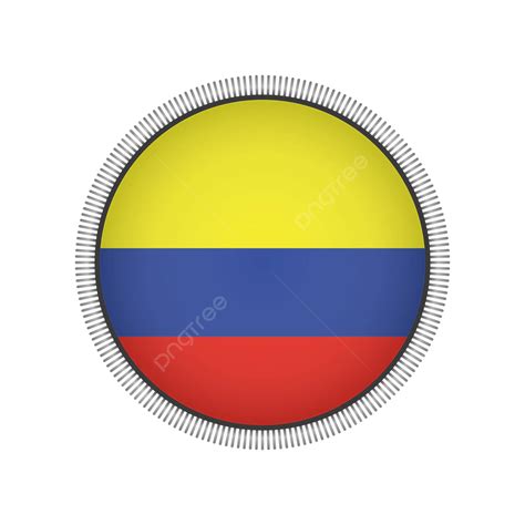 Colombia Flag Vector, Colombia, Flag, Colombia Day PNG and Vector with ...