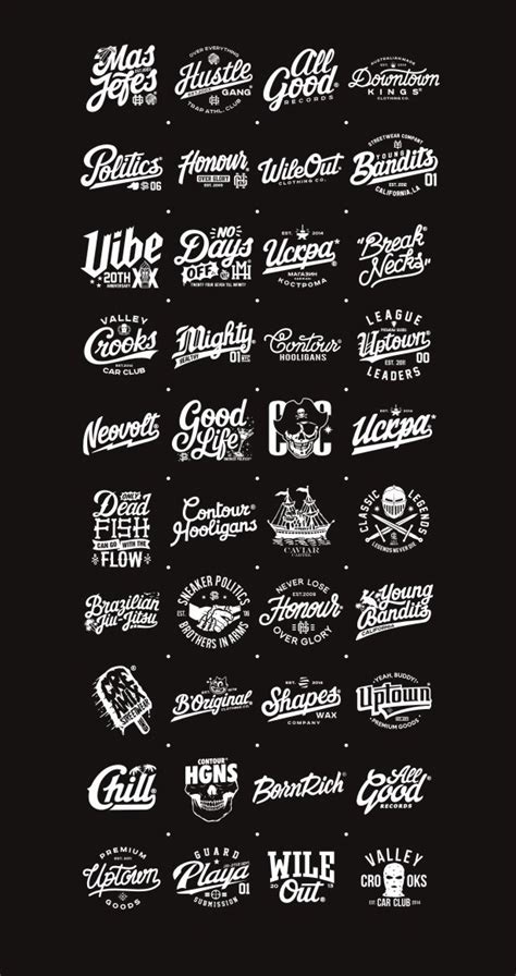 100+ Perfect Examples of Typography Usage in Logo Design by Oleg Gontarev