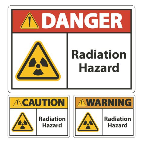 Radiation Hazard Symbol Sign Isolate On White Background,Vector Illustration 2802744 Vector Art ...