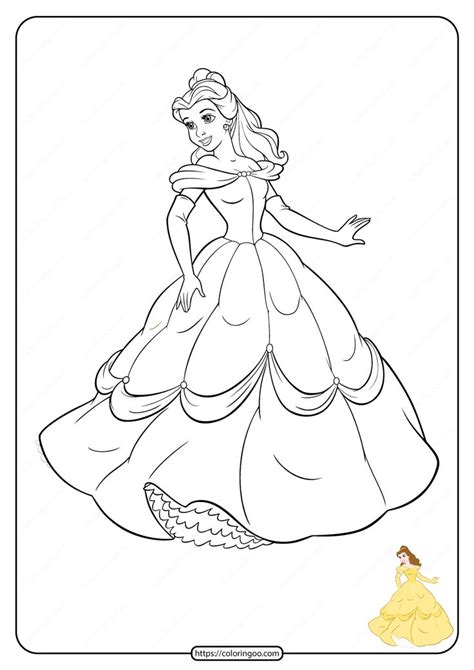 Printable Disney Snow White PDF Coloring Pages