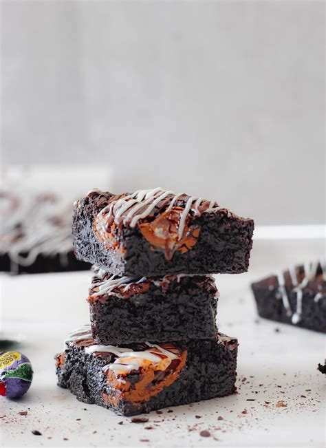 Creme egg brownies