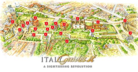 The Roman Forum Map - Interactive or PDF to download - ItalyGuides.it