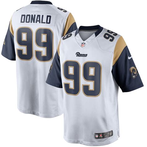 Men's Los Angeles Rams Aaron Donald Nike White Limited Jersey