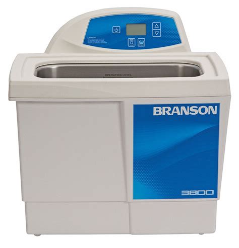 BRANSON Ultrasonic Cleaner, 1.5 gal Tank, Timer Range 0 to 99 min, Continuous Run, Voltage 120 ...