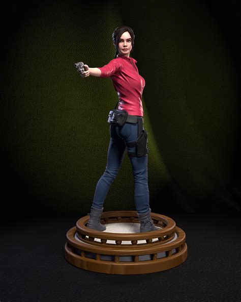 Resident Evil Claire Redfield 3D Printed Model - www.bmicg.com