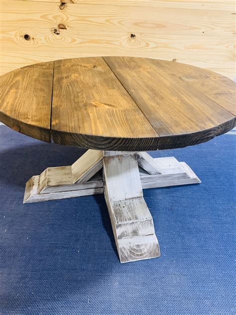White Rustic Farmhouse Coffee Table / Rustic x coffee table | Do It Yourself Home Projects from ...