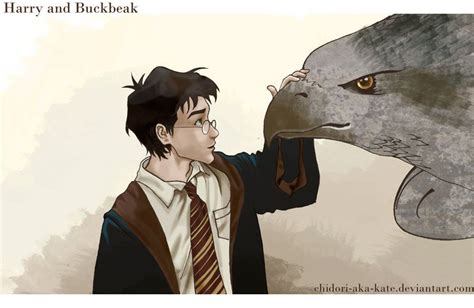 Harry and Buckbeak by ~Chidori-aka-Kate on deviantART | Harry potter ...